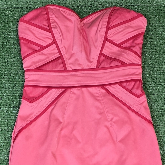 MINUET | MESH DETAILED BOMBSHELL BUSTIER MINI DRESS - Picture 5 of 16